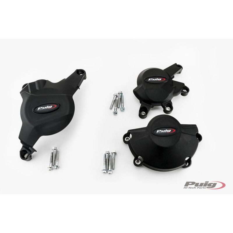 Protector de tapa de motor Puig para Honda CBR600RR 09-12 negro