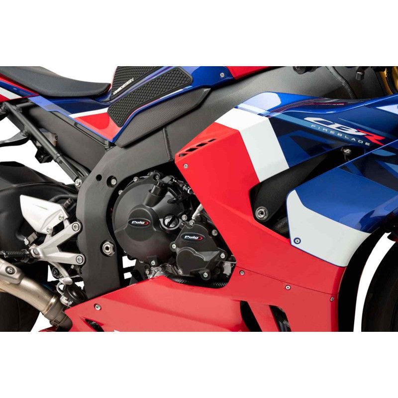 Puig Track Engine Cover Guard for Honda CBR1000RR-R Fireblade 2024-25 Championship Black