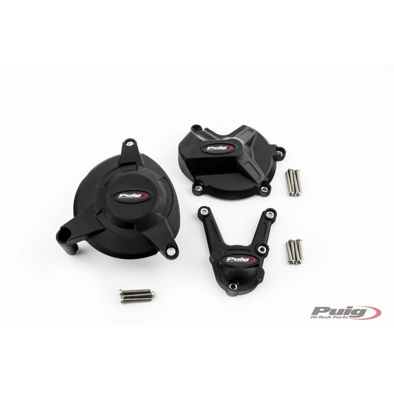 Proteccion de motor de pista Puig para BMW S1000RR 12-14 negra