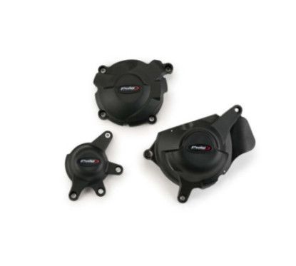 Protector de tapa de motor Puig Track Championship para Honda CBR1000RR Fireblade 17-19, color negro