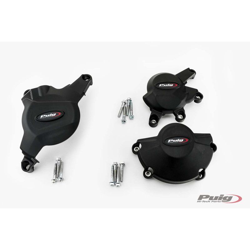 Puig Track Championship Engine Cover Protector for Honda CBR600RR 09-12 Black