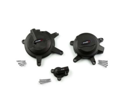 Puig track engine cover protector for Kawasaki Ninja 400 2023-24 black