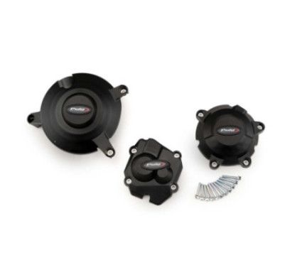 Proteccion de motor de pista Puig para Kawasaki ZX-10R 19-20 negra