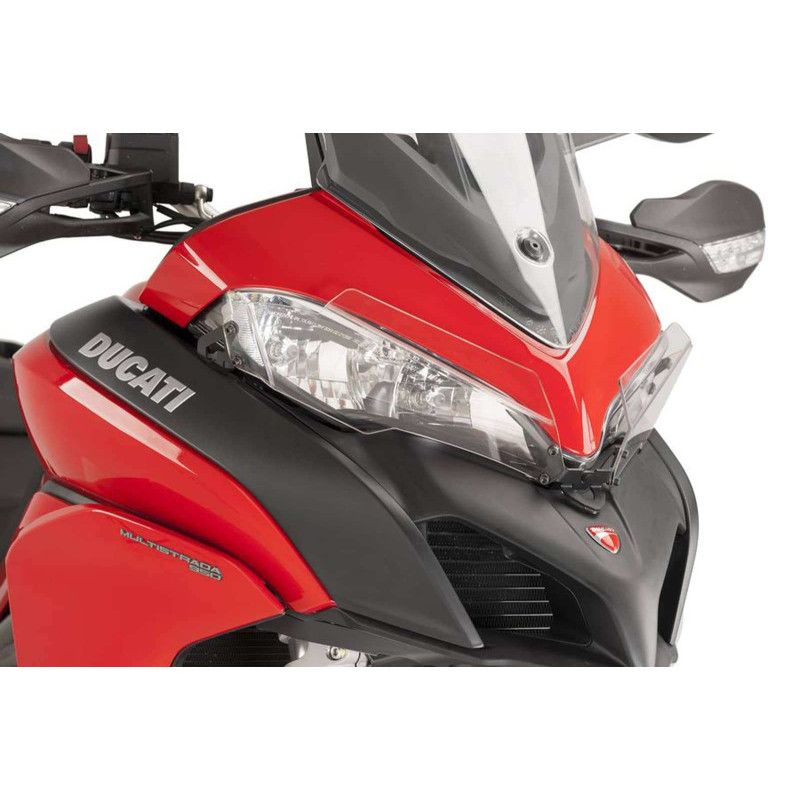 Puig headlight guard for Ducati Multistrada 950 21-24 transparent