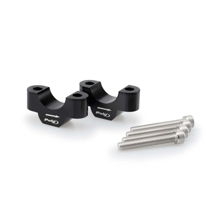 Puig Handlebar Risers for BMW R1200 GS Adventure 10-13 Black-20308N