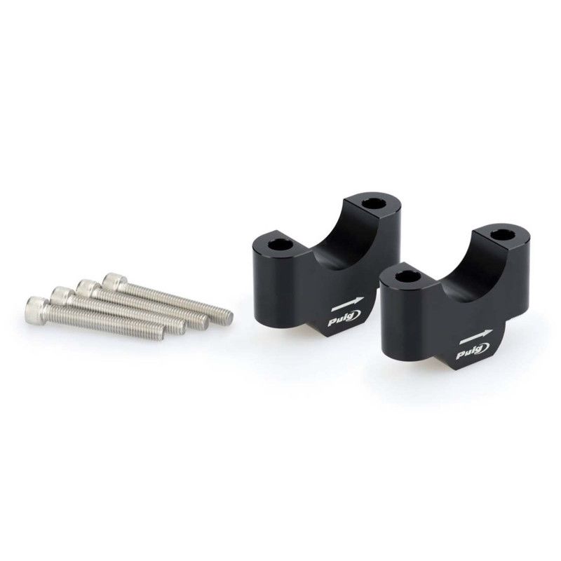 Elevadores de manillar Puig para BMW R1250 GS 21-24 negro - 20309N