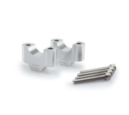 puig risers per manubri per bmw r1250 gs adventure 21-24 silver-20309p