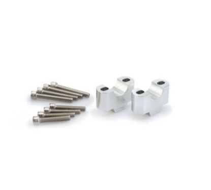 puig risers per manubri per honda x-adv 18-20 silver-3741p