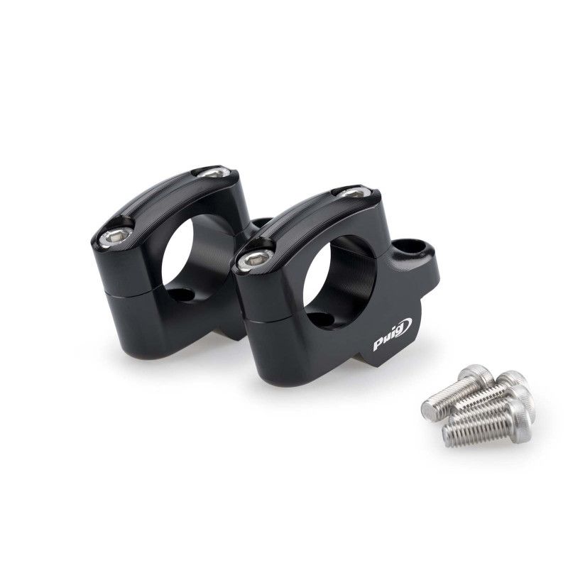 puig pullback risers for bmw r1200gs adventure handlebars 17-18 black-21801n