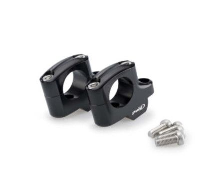 puig pullback risers for bmw r1200gs adventure handlebars 17-18 black-21801n