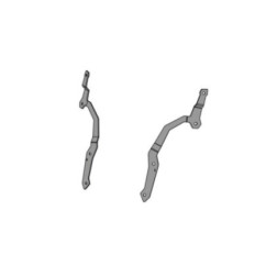 PUIG Windschutzscheibenhalterungen fUr Honda CRF1000L Africa Twin 18-19 Schwarz