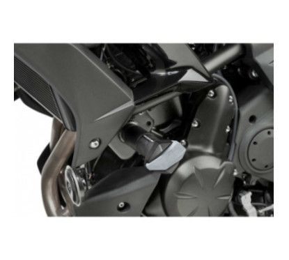 Protections de cadre Puig mod. R19 pour Kawasaki Versys 650 2021 noires