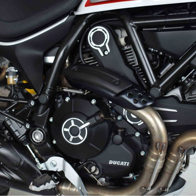Puig Rahmenkappen Ducati Scrambler Classic 15-16 schwarz