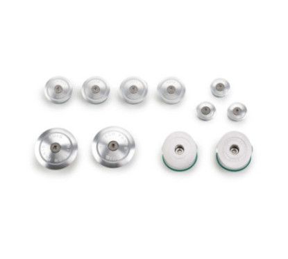 Puig Aluminum Frame Caps for BMW R1200 GS Adventure 14-15 Silver