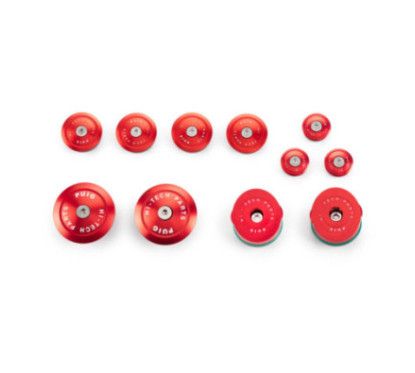 Embellecedores de chasis de aluminio Puig para BMW R1200 GS Adventure 2016 en color rojo