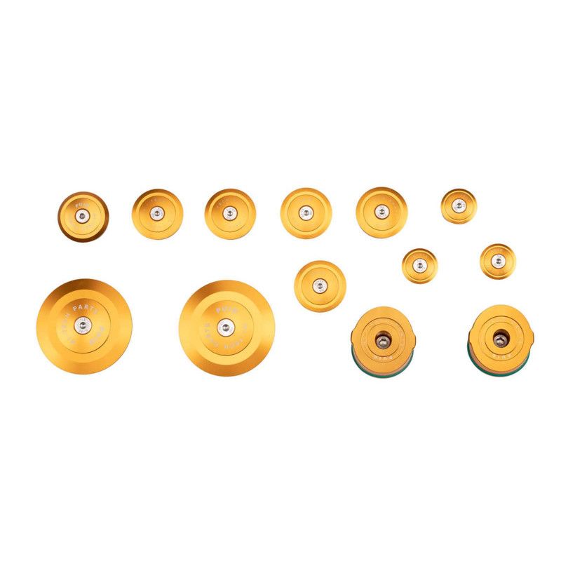 Tapas de chasis de aluminio Puig para BMW R1250 R 21-25 doradas
