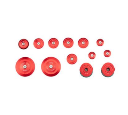 Tapas de chasis de aluminio Puig para BMW R1250 R 21-25 rojas