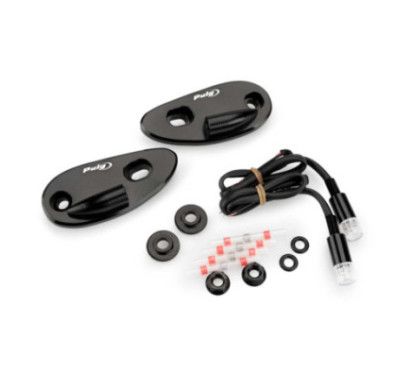 Puig Spiegellochkappe mit Blinkerlasche Honda CBR1000RR-R Fireblade 24-25 schwarz