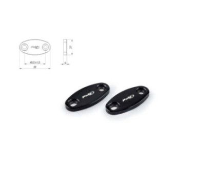 Tapon de retrovisor Puig para Honda CBR650F 17-18 negro