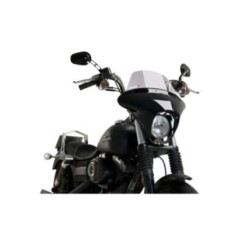 Pare-brise Puig Batwing SML Touring Harley D. Dyna Street Bob FXDB/I 06-17 Gris clair