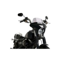 PUIG CUPOLINO BATWING SML TOURING PER HARLEY DAVIDSON DYNA STREET BOB FXDB/I ANNO 06-17 COLORE FUME CHIARO