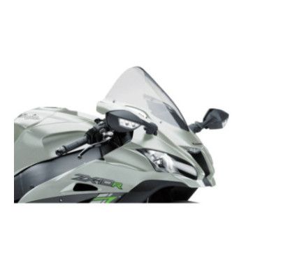Pare-brise racing HP Racing pour Kawasaki ZX-10R 19-20, fume clair