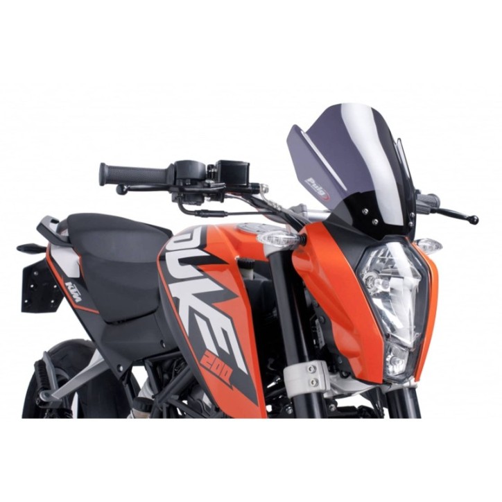 PUIG NAKED SCREEN NG SPORT KTM 125 DUKE 11-16 DARK SMOKE