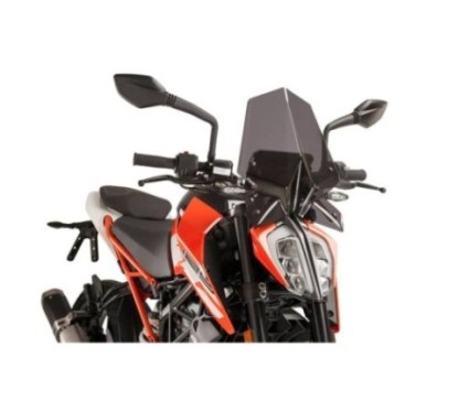 PUIG ECRAN NU NG SPORT KTM 125 DUKE 17-23 FUMEE FONCEE