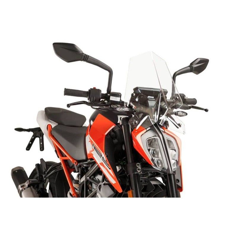 Cupula Puig Naked NG Sport para KTM 125 Duke 17-23 transparente