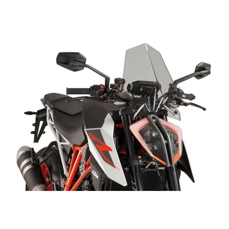 PUIG CUPOLINO NAKED NEW GENERATION SPORT PER KTM 1290 SUPERDUKE R 17'-19' FUME CHIARO