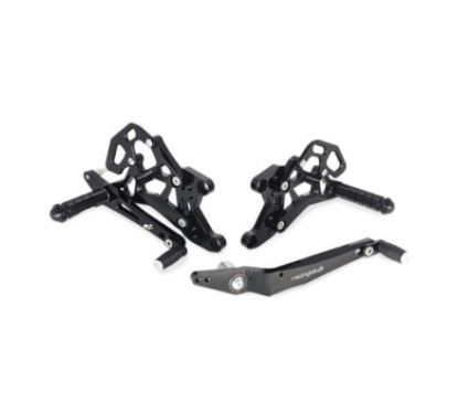 Reposapies fijo para bicicleta de carreras, pedales de carretera y marcha atras, Honda CBR1000RR-R Fireblade SP 22-23