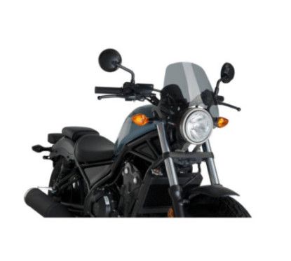 Puig Naked NG Sportscheibe fur Honda CMX500 Rebel 2025, leicht getont