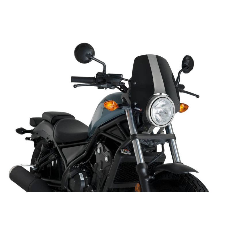 puig naked ng sport screen for honda cmx500 rebel 2025 black