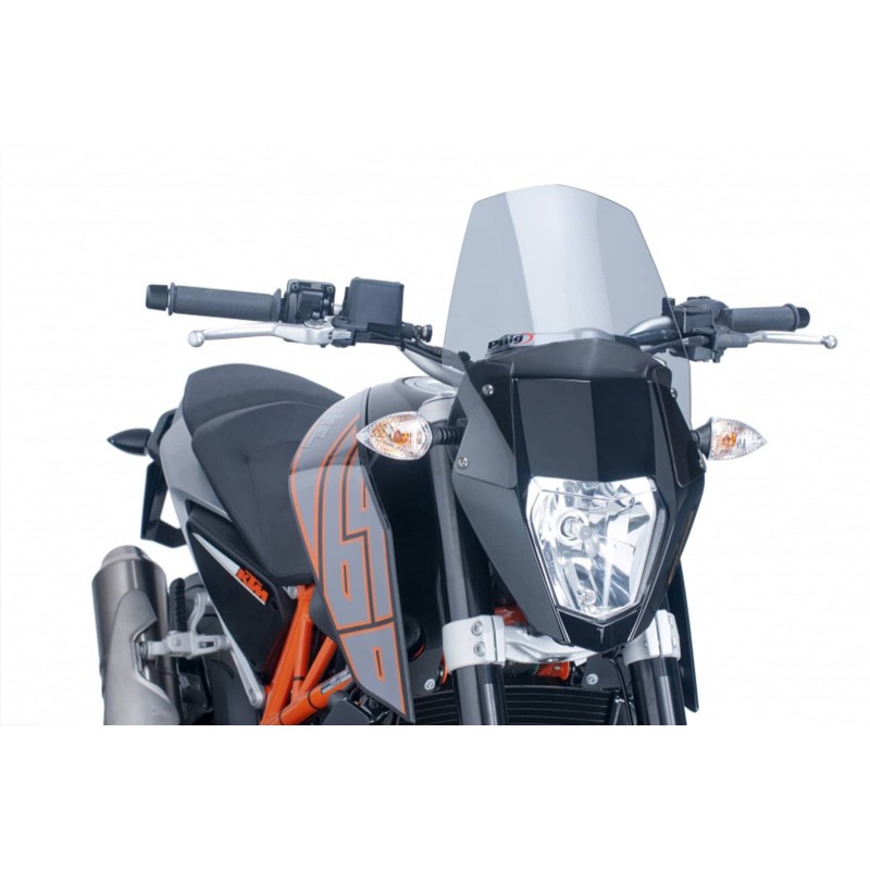 PUIG CUPOLINO NAKED NEW GENERATION SPORT PER KTM 690 DUKE R 12'-17' FUME CHIARO