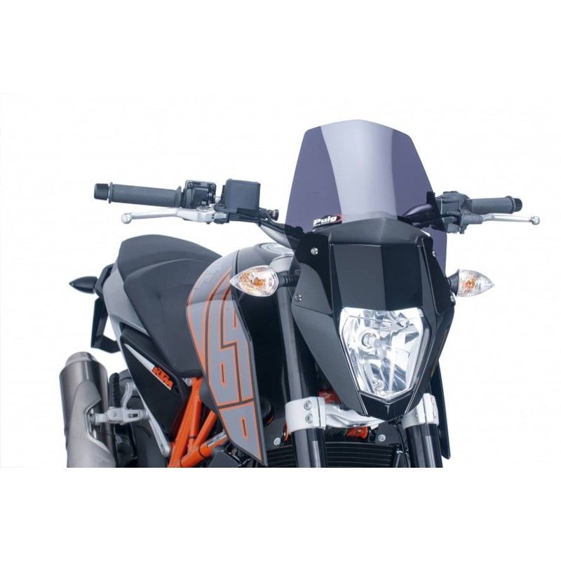 puig cupolino naked ng sport ktm 690 duke r 13 17 fume scuro