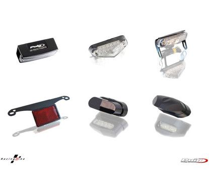 Portamatriculas Puig y accesorios Racing Bike para Ducati Scrambler 19-20
