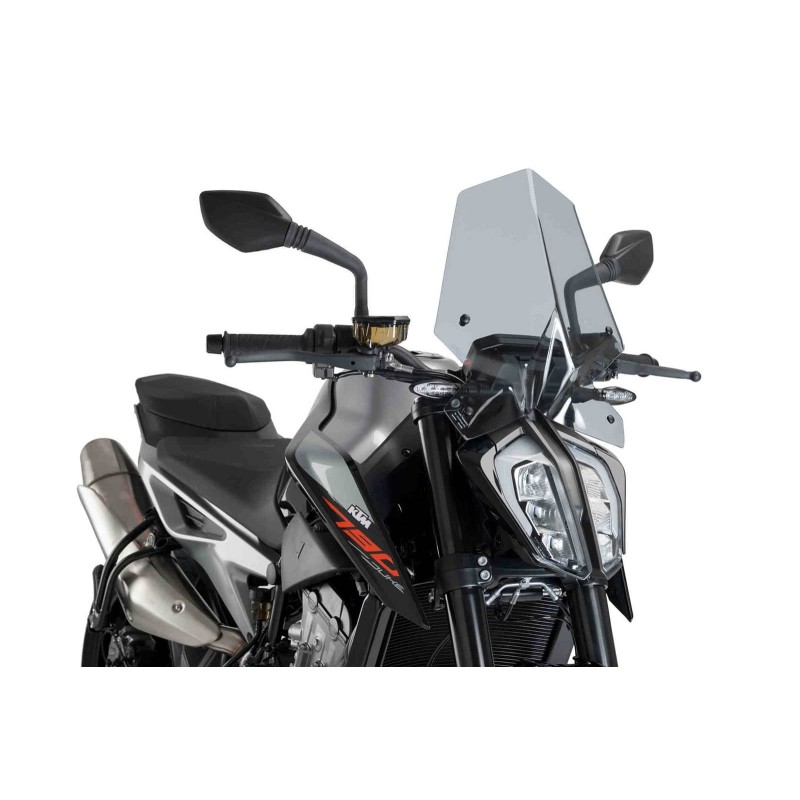 PUIG PARE - BRISE NAKED N.G. SPORT KTM 890 DUKE 21-23 FUMEE CLAIR