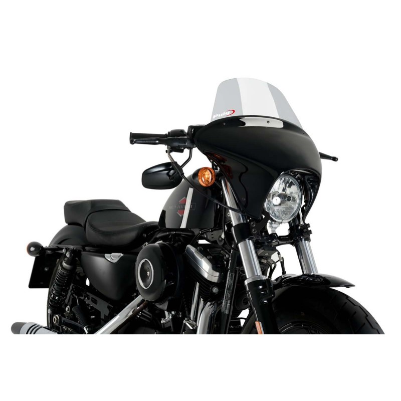 Puig Batwing SML Touring-Windschutzscheibe fur Harley D Sportster Forty Eight Special XL1200XS 18 20 leicht getont