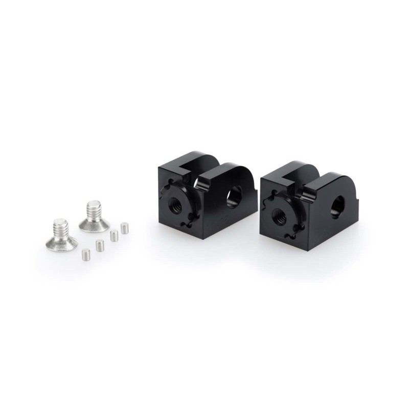 puig adjustable rider pegs adapters for bmw r1200 r 15 18 black