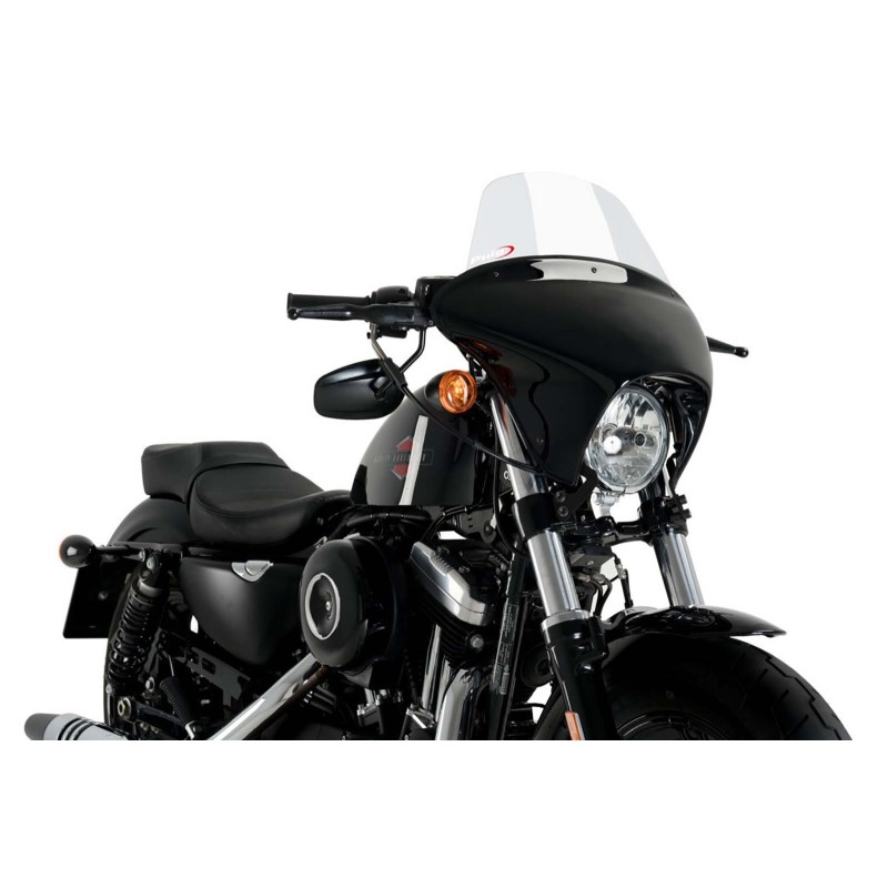 PUIG PARE - BRISE BATWING SML TOURING HARLEY D. SPORTSTER FORTY-EIGHT SPECIAL XL1200XS 18-20 TRANSPARENT