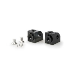 Adaptadores de reposapies ajustables Puig para Yamaha MT 09 SP 21 23 negro