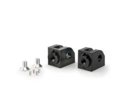 Adaptateurs de repose-pieds reglables Puig pour Yamaha MT-09 SP 2021/2023, noir