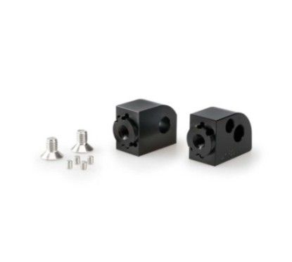 puig verstellbare Beifahrerrastenadapter Yamaha XSR700 21 25 schwarz