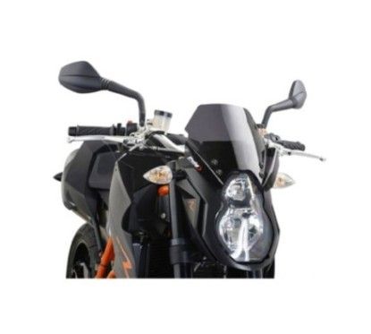 puig naked ng sport windshield for ktm 990 superduke 07 13 dark smoke