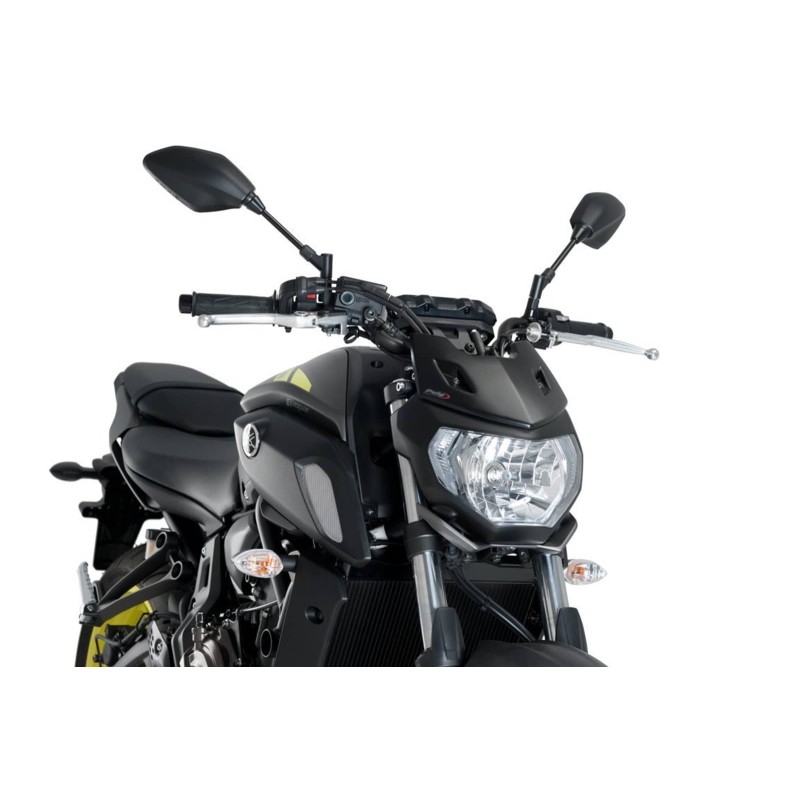 PUIG PARE - BRISE NAKED N.G. SPORT PLUS YAMAHA MT-07 18-20 NOIR OPAQUE