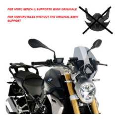 PUIG CUPOLINO NAKED N.G. SPORT PER BMW R1250 R 21-22 FUME CHIARO
