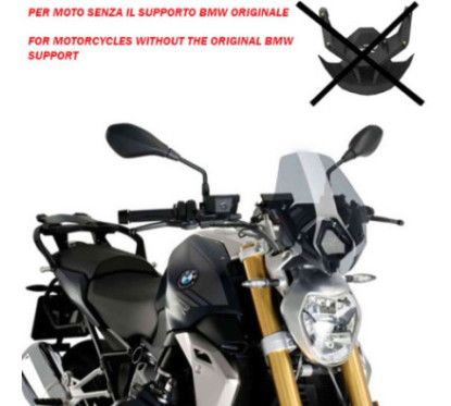 puig cupolino naked n.g. sport per bmw r1250 r 21-22 fume chiaro