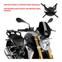 PUIG NAKED NG SPORT SCREEN FOR BMW R1250 R 21-22 BLACK
