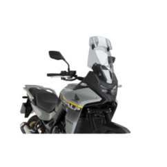 Parabrisas-visera Puig Touring para Honda XL750 Transalp 25-26, ahumado claro.