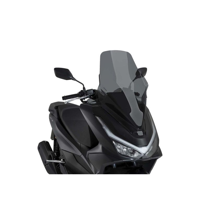 Puig V-Tech Line Touring Windshield for Honda PCX125 2025 Dark Smoke